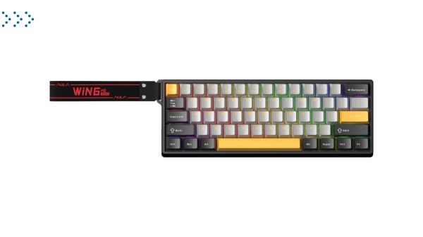 Клавиатуры AULA WIN60HE MAX Gray-Black-Orange Клавиатуры AULA WIN60HE MAX Gray-Black-Orange